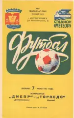 Днепр Днепропетровск - Торпедо Москва 07.06.1983