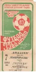 Торпедо Кутаиси - Черноморец Одесса 07.05.1983