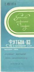 Торпедо Кутаиси - Днепр Днепропетровск 02.08.1983