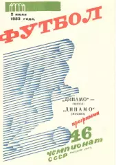 Динамо Минск - Динамо Москва 02.07.1983.