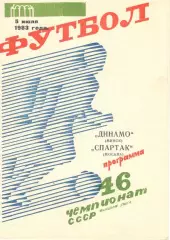 Динамо Минск - Спартак Москва 05.07.1983.