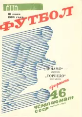 Динамо Минск - Торпедо Кутаиси 18.07.1983.