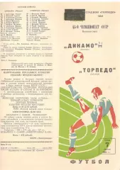 Динамо Москва - Торпедо Москва 07.04.1982.