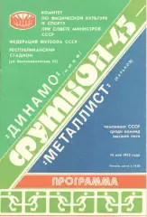 Динамо Киев - Металлист Харьков 16.05.1982.