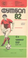 Металлист Харьков - Нефтчи Баку 07.08.1982.