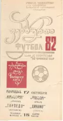 Торпедо Кутаиси - Динамо Минск 17.10.1982.
