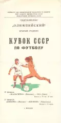 Жальгирис-СКА Киев; Динамо Москва-Шинник 20 и 21.02.1981. Кубок СССР.
