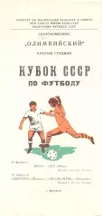 ЦСКА - СКА Киев; Динамо Москва-Жальгирис 26 и 27.02.1981. Кубок СССР.