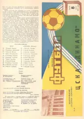 ЦСКА - Динамо Москва 08.07.1981
