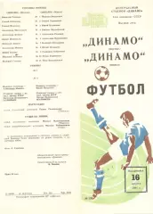 Динамо Москва - Динамо Минск 16.08.1981