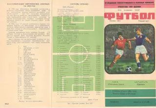 СКА Ростов-на-Дону - Арарат Ереван 02.05.1981