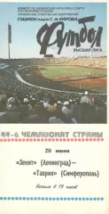 Зенит Ленинград - Таврия Симферополь 20.06.1981