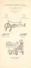 Нефтчи Баку - Динамо Минск 12.09.1981