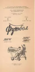 Нефтчи Баку - Кайрат Алма-Ата 01.10.1981