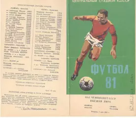 Кайрат Алма-Ата - Зенит Ленинград 05.05.1981