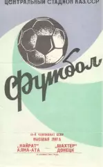 Кайрат Алма-Ата -Шахтер Донецк 11.11.1981