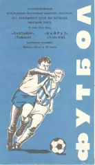 Пахтакор Ташкент - Кайрат Алма-Ата 22.05.1981