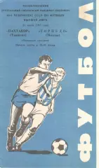 Пахтакор Ташкент - Торпедо Москва 23.07.1981