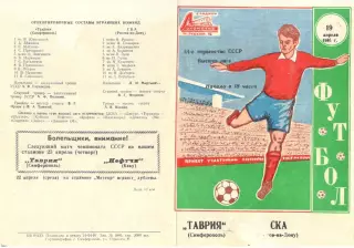 Таврия Симферополь - СКА Ростов-на-Дону 19.04.1981