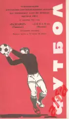 Пахтакор Ташкент - Динамо Москва 12.09.1981
