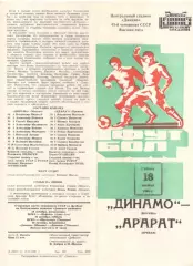 Динамо Москва - Арарат Ереван 18.10.1980.