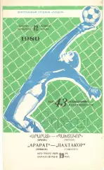Арарат Ереван - Пахтакор Ташкент 12.11.1980.