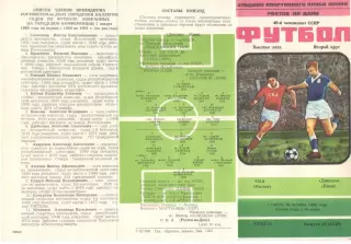 СКА Ростов-на-Дону - Динамо Киев 18.10.1980.