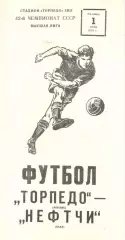 Торпедо Москва - Нефтчи Баку 01.06.1979