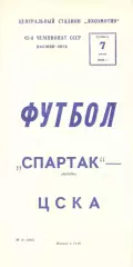 Спартак Москва - ЦСКА 07.07.1979
