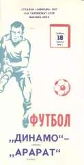 Динамо Москва - Арарат Ереван 18.08.1979