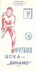ЦСКА - Динамо Москва 27.08.1979