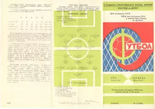 СКА Ростов-на-Дону - Торпедо Москва 02.04.1979