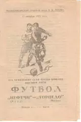 Нефтчи Баку - Торпедо Москва 17.10.1979