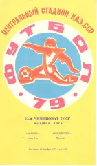 Кайрат Алма-Ата - Локомотив Москва 16.11.1979