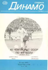 Динамо Киев - Зенит Ленинград 23.05.1979