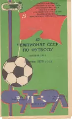 Заря Ворошиловград - Пахтакор Ташкент 01.06.1979