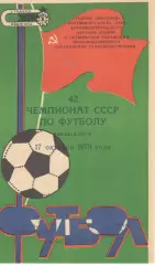 Заря Ворошиловград - Кайрат Алма-Ата 17.10.1979