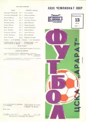 ЦСКА - Арарат Ереван 13.06.1977.