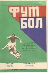 Нефтчи Баку - Локомотив Москва 05.07.1977.