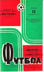Днепр Днепропетровск - Нистру Кишинев 12.04.1974
