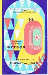 Спартак Москва - Шахтер Донецк 14.08.1982