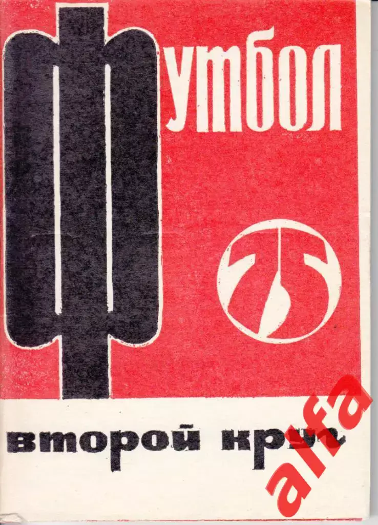 Футбол. Московская правда. 1975. 2-й круг.