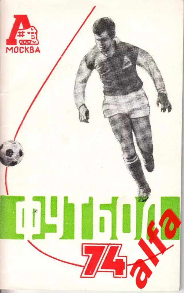 Футбол. Локомотив Москва. 1974.
