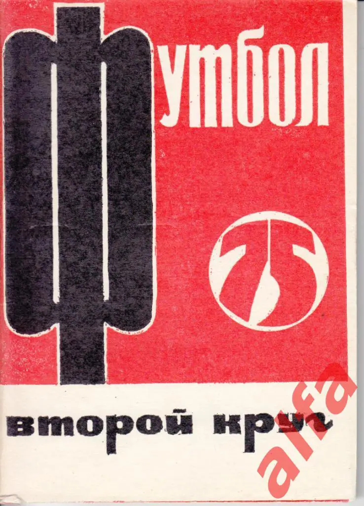 Футбол. Московская правда. 1975. 2-й круг.