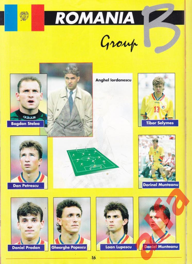 Программа чемпионата Европы по футболу. 1996. Англия. Фотоальбом. 1