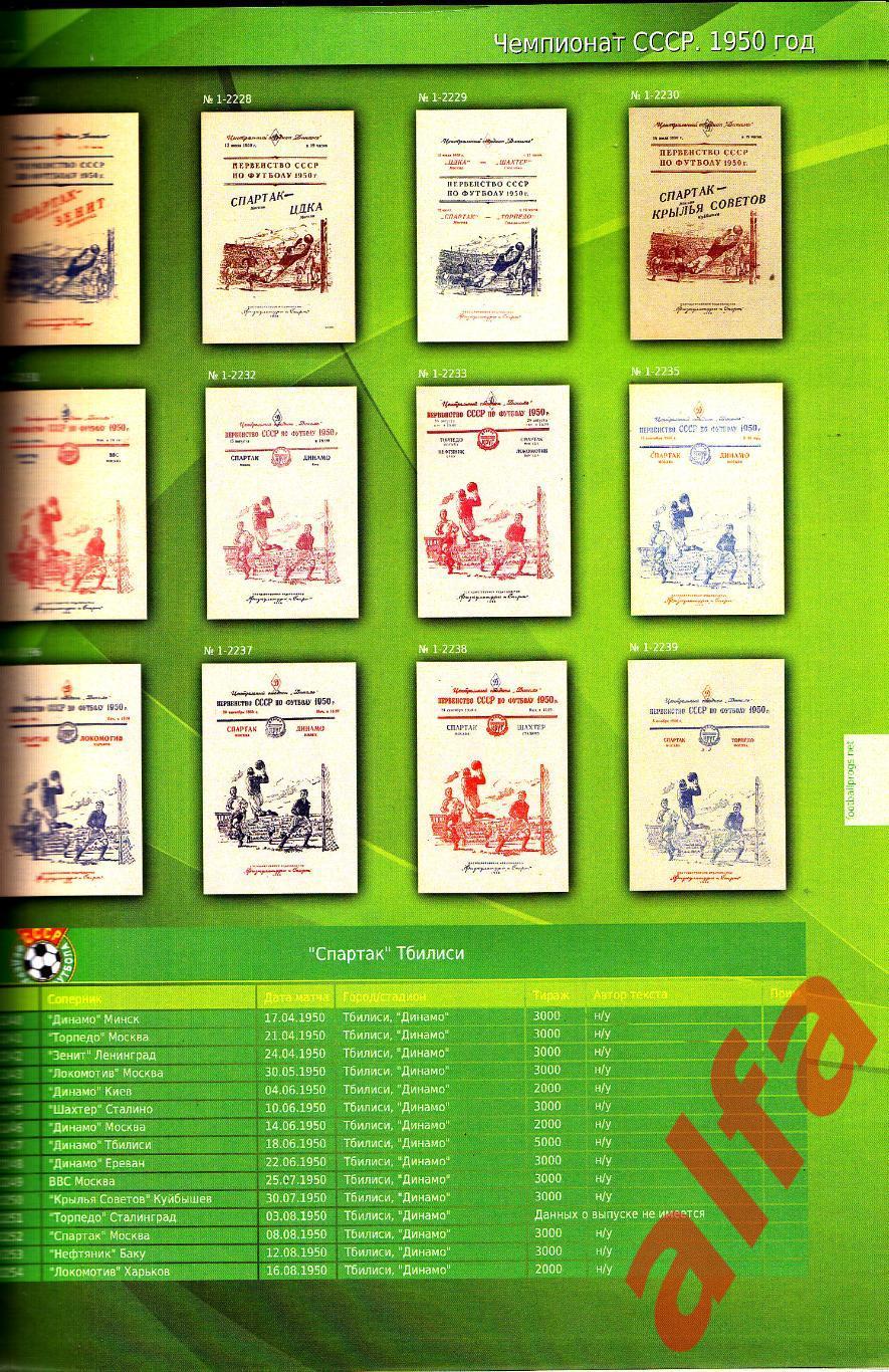 Каталог футбольных программ (Россия-СССР). Т.1. 1912-1970 3