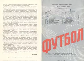 СССР - Греция 23.05.1965