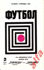 Торпедо Москва - Динамо Тбилиси 02.06.1978