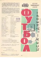 ЦСКА - Днепр Днепропетровск 10.05.1974