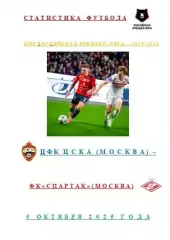 ПФК ЦСКА Москва ФК Спартак Москва 5 октября 2025 года 11й тур Статистика Футбола